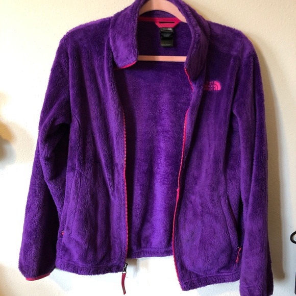 The North Face Other - The North Face Purple Fleece Oso Zip Up Kids XL